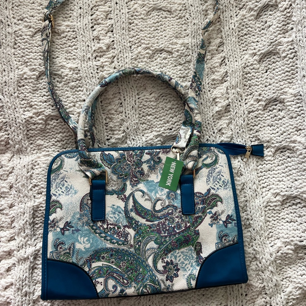 Blue Paisley Women's Bag